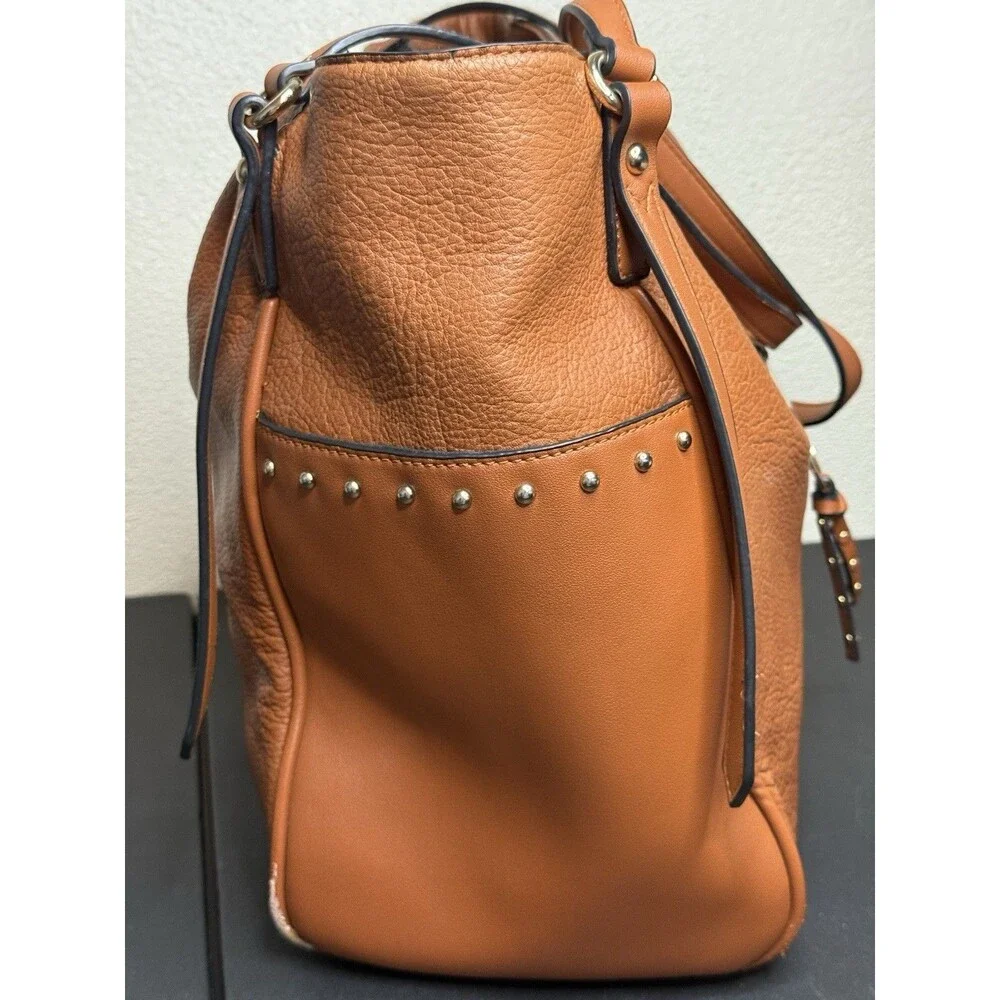 Mia K. Farrow Collection Shoulder Tote Hobo Bag Brown Satchel 13x13x5